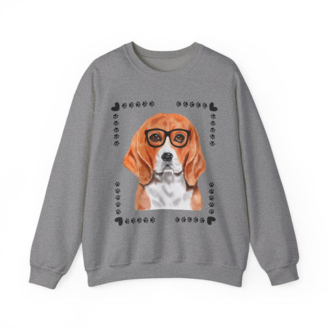 Geeky Good Beagle Unisex Crewneck Sweatshirt