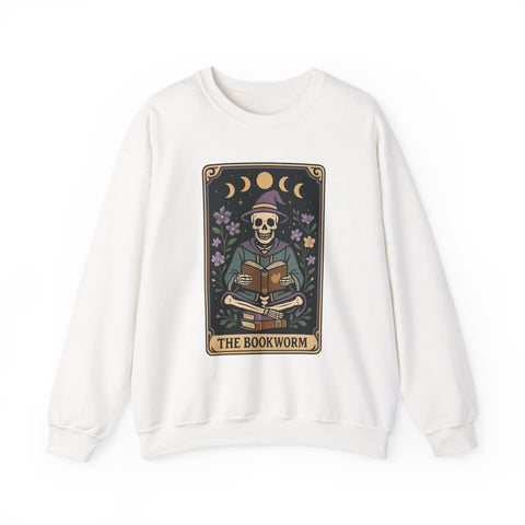 Bookworm Skeleton Crewneck Sweatshirt