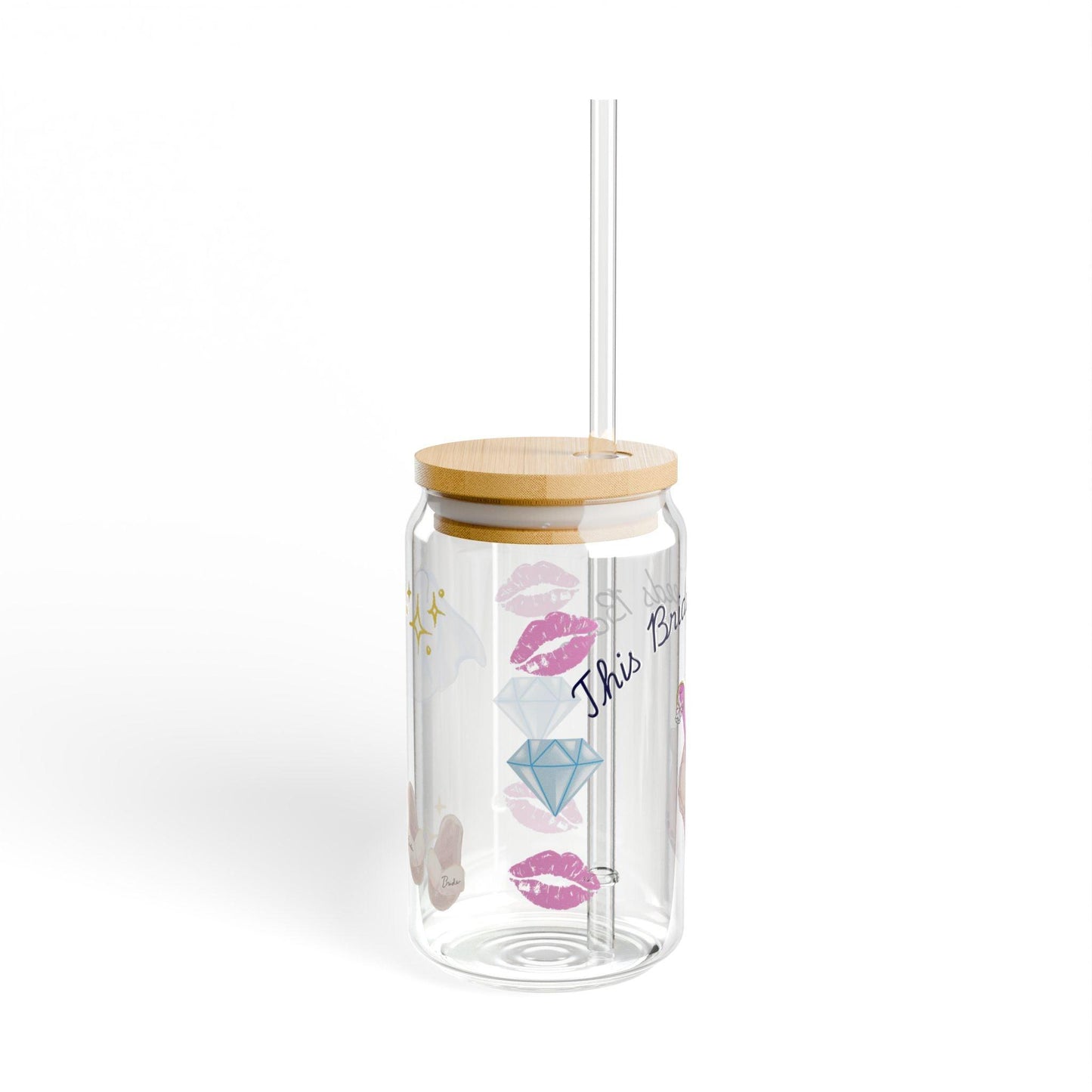 'This Bride Needs Boba' Sipper Glass