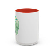 Green Planet Wrapped In A Bow Accent Coffee Mug