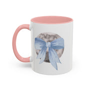 Moon Wrapped In A Bow Accent Coffee Mug