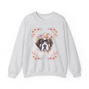 Geeky Goddess Saint Bernard Unisex Crewneck Sweatshirt