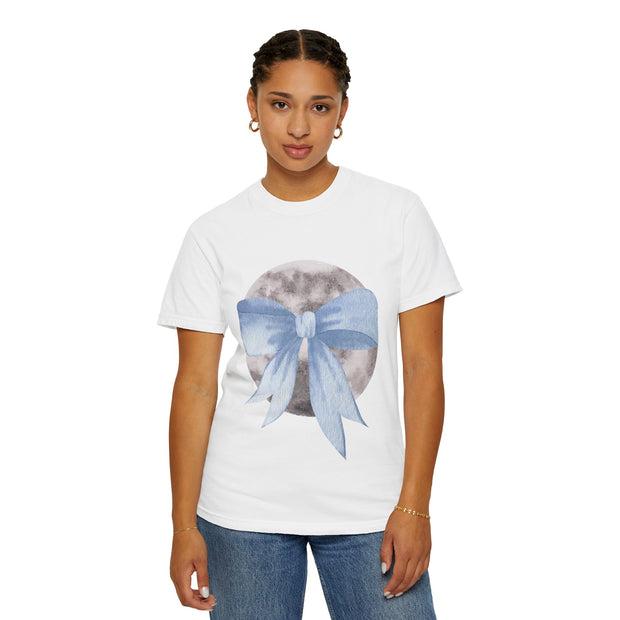 Moon Wrapped In Bow Unisex T-Shirt