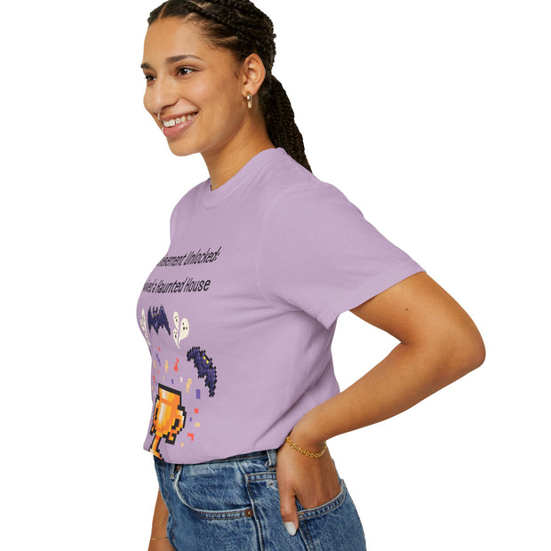 'Achievement Unlocked Haunted House' Unisex T-Shirt