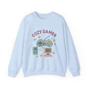 Cozy Gamer Sweatshirt, Unisex Crewneck, Gaming Gift, Comfortable Outfit, Video Game Apparel, Casual Style