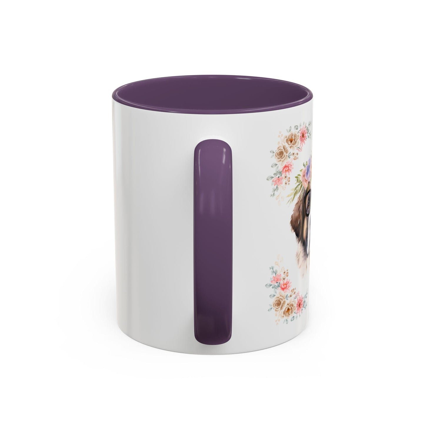 Geeky Goddess Saint Bernard Accent Coffee Mug