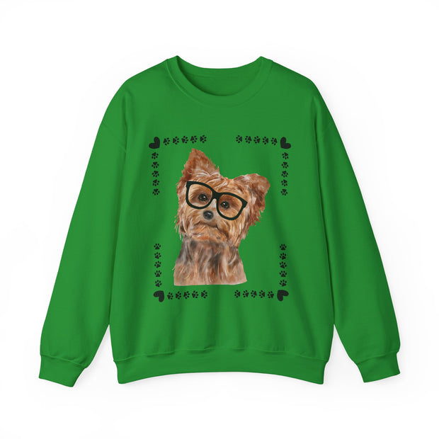 Geeky Good Yorkie Crewneck Sweatshirt