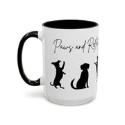 'Paws and Reflect' Dogs Accent Coffee Mug