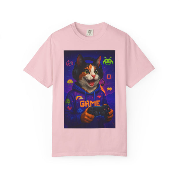 Game On Tricolored Cat Unisex T-shirt