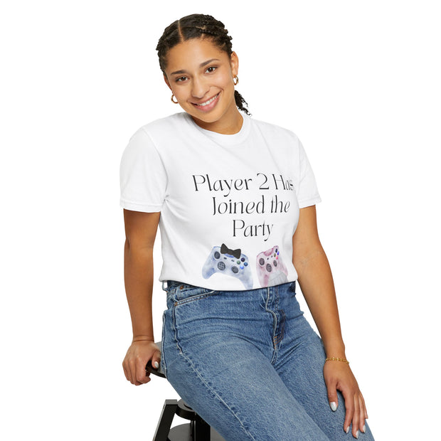 'Player 2 Has Joined The Party' 'Est. 2025' Unisex T-shirt