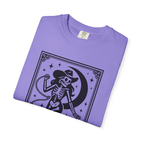 Cowgirl Skeleton Tarot Card Unisex T-Shirt