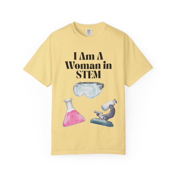 'I Am A Woman In STEM' Scientist Unisex T-shirt