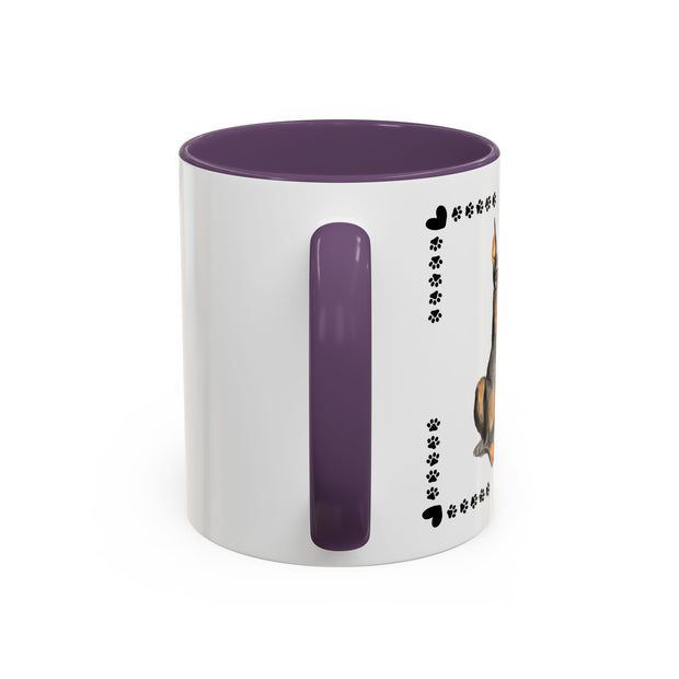 Geeky Good Doberman Accent Coffee Mug