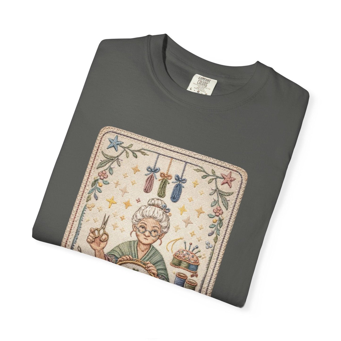 Grandma Hobbies Shirt, Vintage Cross Stitch Tee, Sewing Gift for Her, Embroidery Lover Shirt, Cottagecore Aesthetic