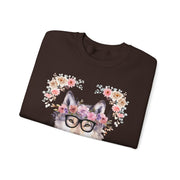 Geeky Goddess Wolf Unisex Crewneck Sweatshirt