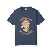 Mrs Claus Glam Squad T-Shirt | Retro Pinup Santa Lady Holiday Tee