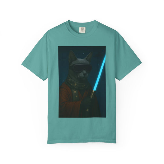 Star Paws Dark Gray Cat Unisex T-shirt