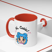'Hi Cutie' Accent Coffee Mug