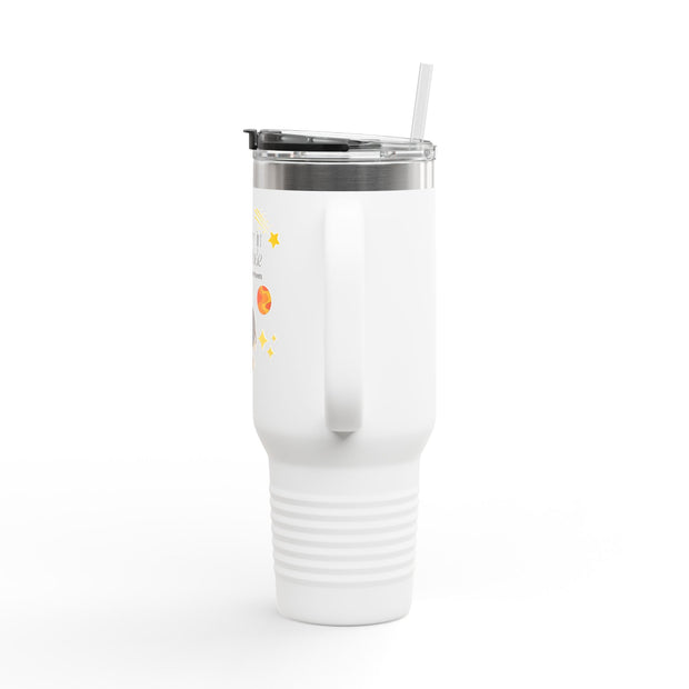 'Mercury in Retroshade: It's Not Me, It's The Planets' Insulated Travel Mug, 40oz