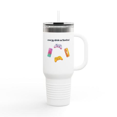 'Energy Drink Activated' Insulated Travel Mug, 40oz