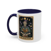 'The Bookworm' Tarot Card Accent Coffee Mug