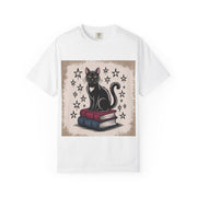 Cat and Book Lover's T-Shirt,
