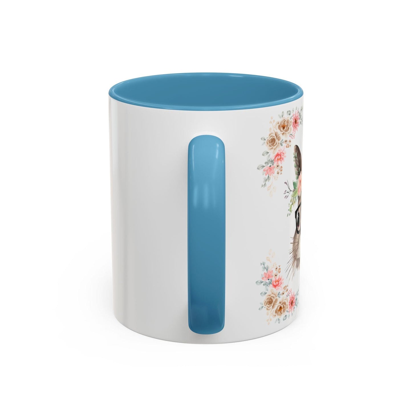 Geeky Goddess Bunny Accent Coffee Mug