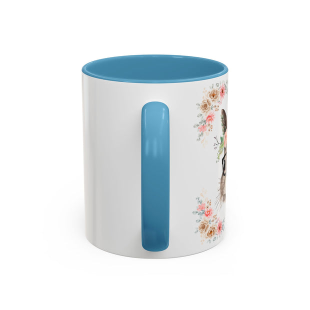 Geeky Goddess Bunny Accent Coffee Mug