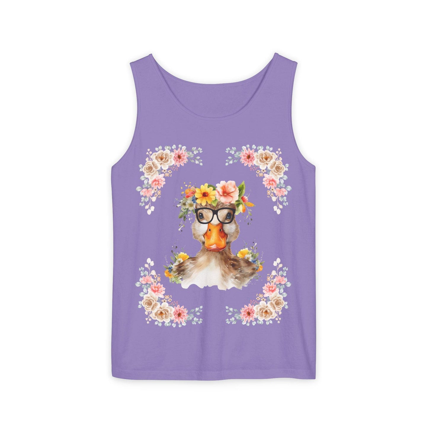 Geeky Goddess Duck Unisex Tank Top
