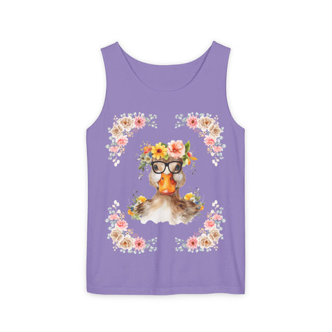 Geeky Goddess Duck Unisex Tank Top