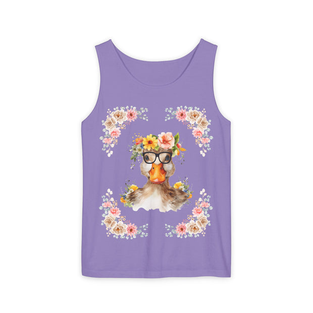 Geeky Goddess Duck Unisex Tank Top