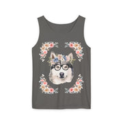 Geeky Goddess Siberian Husky Unisex Tank Top