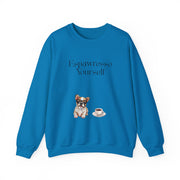 'Espawresso Yourself' French Bulldog Unisex Crewneck Sweatshirt