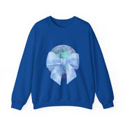 Blue/Green Planet Wrapped In A Bow Unisex Crewneck Sweatshirt