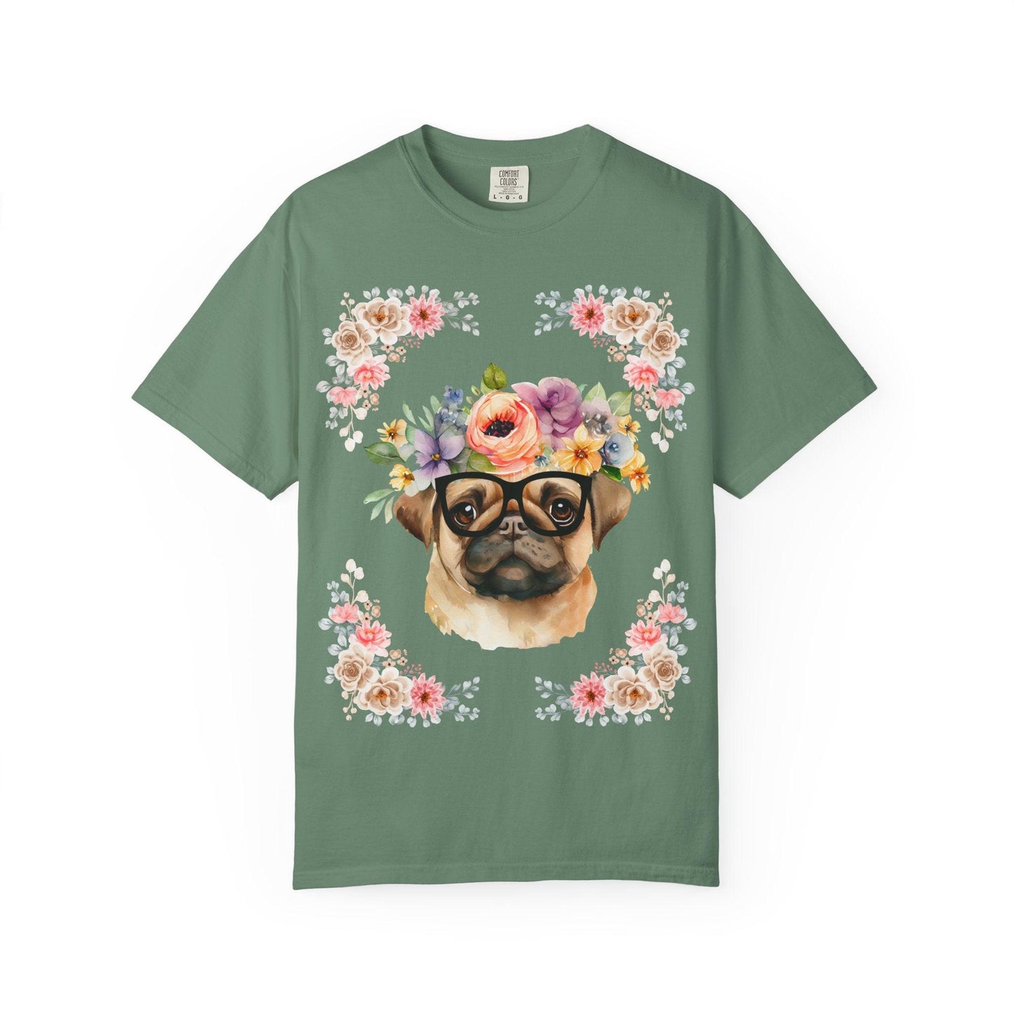Geeky Goddess Pug Unisex T-Shirt