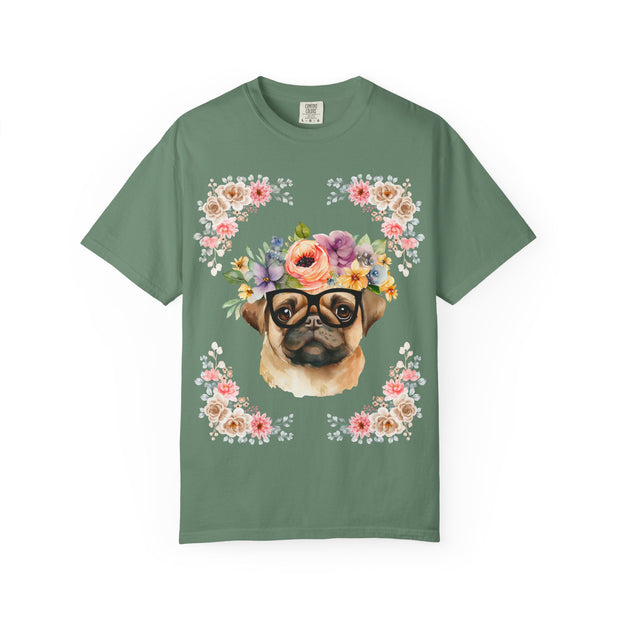 Geeky Goddess Pug Unisex T-Shirt