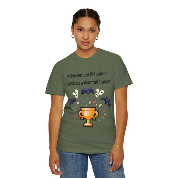 'Achievement Unlocked Haunted House' Unisex T-Shirt