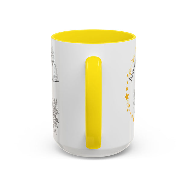 'Just One More Chapter' Accent Coffee Mug