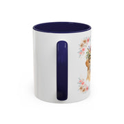Geeky Goddess Golden Retriever Accent Coffee Mug