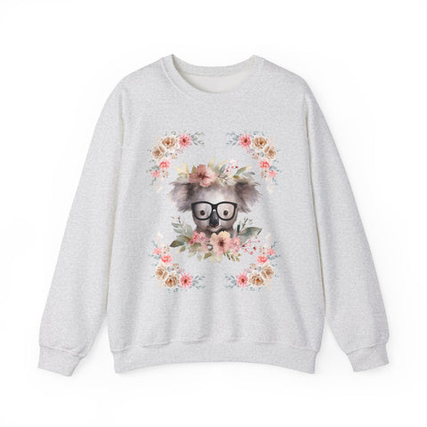 Geeky Goddess Koala Unisex Crewneck Sweatshirt