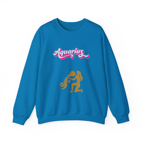 'Aquarius' Zodiac Unisex Crewneck Sweatshirt