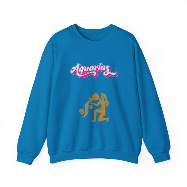 'Aquarius' Zodiac Unisex Crewneck Sweatshirt