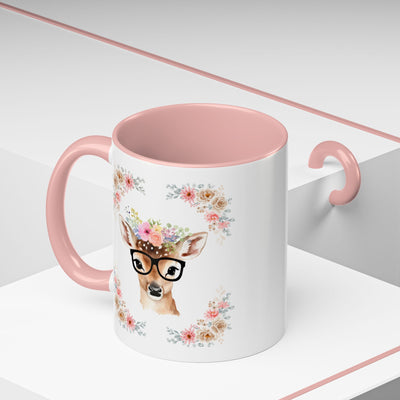 Geeky Goddess Deer Accent Coffee Mug