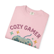 Cozy Gamer T-Shirt, Unisex Retro Gaming Tee, Video Game Lover Shirt, Perfect for Gamers, Gift for Birthdays and Holidays