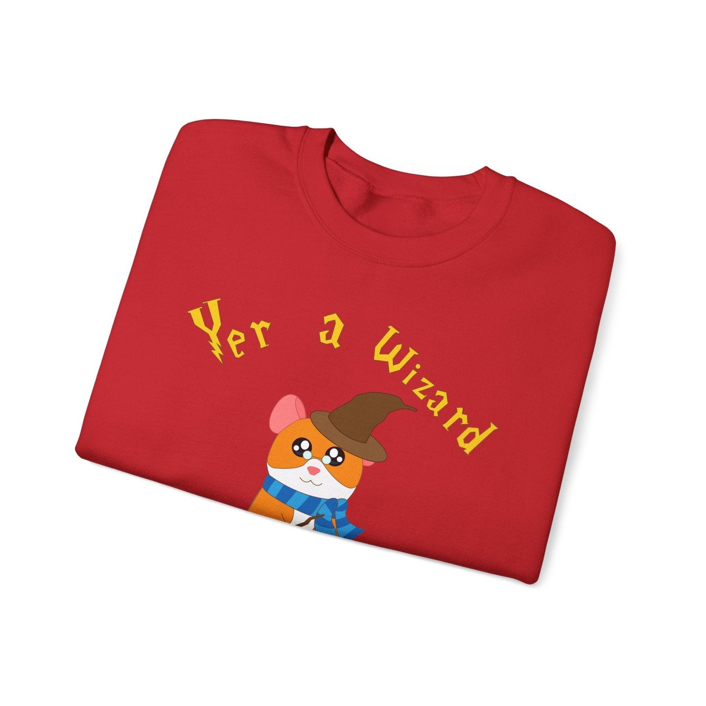 Hammy Wizard Hamster Sweatshirt | Cute Wizard Hamster Crewneck
