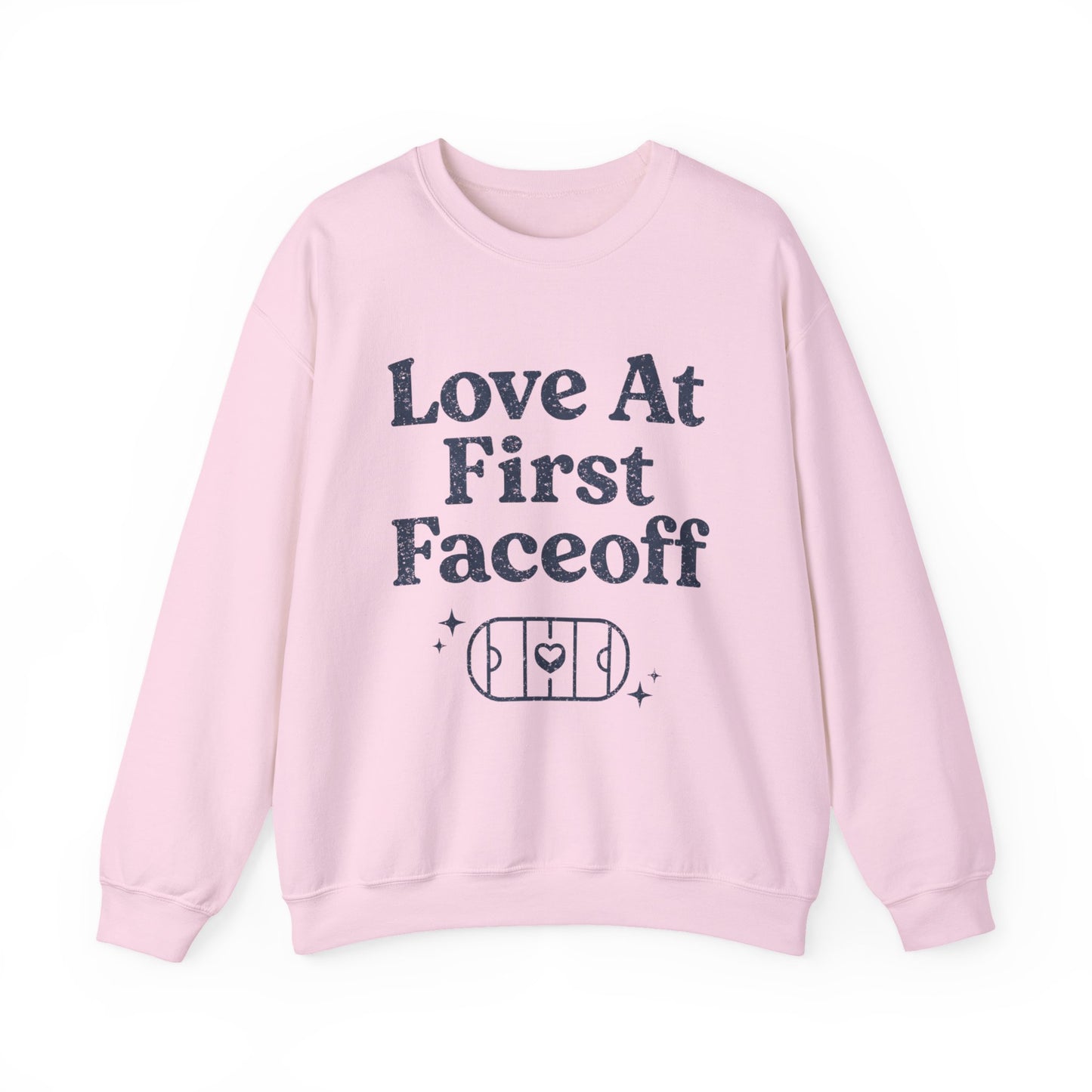 Love At First Faceoff Sweatshirt, Hockey Romance Booktok Crewneck, Sports Romance Reader Pullover