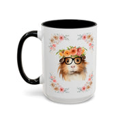 Geeky Goddess Guinea Pig Accent Coffee Mug