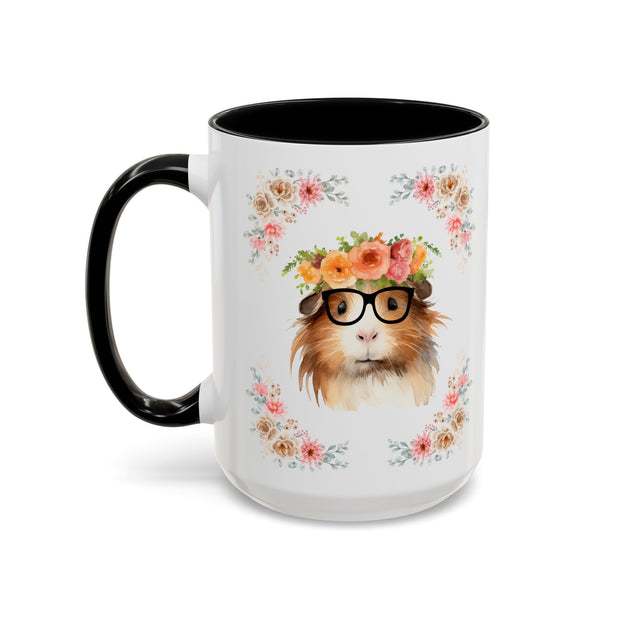 Geeky Goddess Guinea Pig Accent Coffee Mug