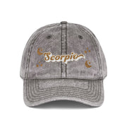 'Scorpio' Vintage Embroidered Cap
