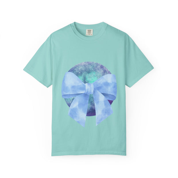 Blue/Green Planet Wrapped In A Bow Unisex T-Shirt